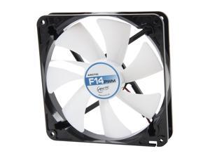 ARCTIC F14 PWM Fluid Dynamic Bearing Case Fan, 140mm PWM Speed Control, 77CFM at 24dBA ARCTIC F14 PWM Fluid Dynamic Bearing Case Fan, 140mm PWM Speed Control, 77CFM at 24dBA