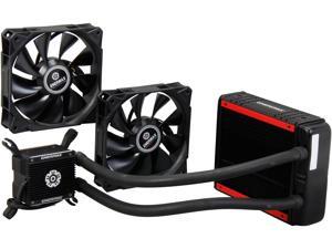 Enermax Liqtech 120X Aluminum All-in-One Liquid Cooler 43MM Thick Radiator w/ Duo 120mm Static Pressure Fan Enermax Liqtech 120X Aluminum All-in-One Liquid Cooler 43MM Thick Radiator w/ Duo 120mm Static Pressure Fan