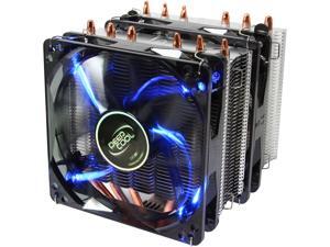 DEEPCOOL NEPTWIN CPU Cooler 6 Heatpipes Twin-tower Heatsink Dual 120mm Fans with Blue LED One with PWM Support LGA 2011-v3 DEEPCOOL NEPTWIN CPU Cooler 6 Heatpipes Twin-tower Heatsink Dual 120mm Fans with Blue LED One with PWM Support LGA 2011-v3