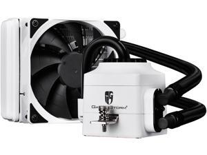 DEEPCOOL Gamer Storm CAPTAIN 120EX WHITE CPU Liquid Cooler AIO Water Cooling Ceramic Bearing Pump Visual Liquid Flow with 120mm PWM Fan Rubber Coating Deep Silent Support LGA 2011-v3
