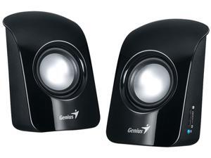 Genius 31731006100 1.5 W 2.0 Stereo USB Powered Speakers Black Genius 31731006100 1.5 W 2.0 Stereo USB Powered Speakers Black