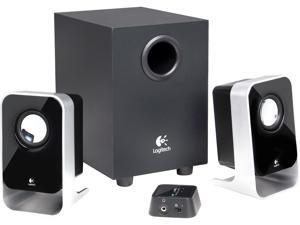 Logitech LS21 7 Watts RMS (FTC) 2.1 Stereo Speaker System - Black Logitech LS21 7 Watts RMS (FTC) 2.1 Stereo Speaker System - Black