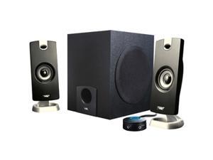 Cyber Acoustics CA-3090 9 Watts 2.1 3 Piece Flat Panel Design Subwoofer & Satellite Speaker System Cyber Acoustics CA-3090 9 Watts 2.1 3 Piece Flat Panel Design Subwoofer & Satellite Speaker System