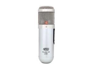 MXL MXL-STUDIO 24 USB Whilt, Silver USB Connector 24-bit USB Microphone MXL MXL-STUDIO 24 USB Whilt, Silver USB Connector 24-bit USB Microphone