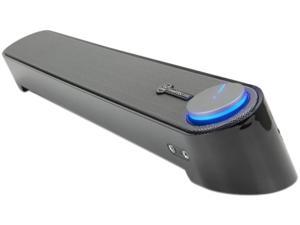 GOgroove UBR USB Computer Soundbar Speaker with Angled Design for Powerful Sound Projection , 3.5 mm Headphone + Microphone Jack and One Button Volume & Power Control for PC Computers GOgroove UBR USB Computer Soundbar Speaker with Angled Design for Powerful Sound Projection , 3.5 mm Headphone + Microphone Jack and One Button Volume & Power Control for PC Computers