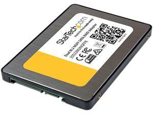 StarTech.com Dual M.2 NGFF SATA Adapter with RAID - 2x M.2 SSDs to 2.5in SATA (6Gbps) RAID Adapter Converter with TRIM StarTech.com Dual M.2 NGFF SATA Adapter with RAID - 2x M.2 SSDs to 2.5in SATA (6Gbps) RAID Adapter Converter with TRIM