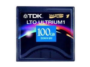 TDK D2404-100AX 100/200GB LTO Ultrium 1 Tape Media 1 Pack TDK D2404-100AX 100/200GB LTO Ultrium 1 Tape Media 1 Pack