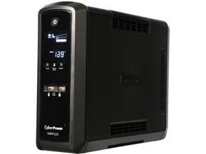 CyberPower CP1350PFCLCD 1350 VA / 810 Watts PFC Pure Sine Wave UPS w/ USB Charging Ports CyberPower CP1350PFCLCD 1350 VA / 810 Watts PFC Pure Sine Wave UPS w/ USB Charging Ports