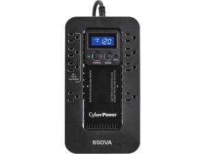 CyberPower EC650LCD ECO 650 VA /390 Watts Energy Efficient LCD Desktop UPS CyberPower EC650LCD ECO 650 VA /390 Watts Energy Efficient LCD Desktop UPS