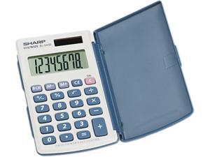 Sharp EL243SB EL-243SB Solar Pocket Calculator, 8-Digit LCD Sharp EL243SB EL-243SB Solar Pocket Calculator, 8-Digit LCD