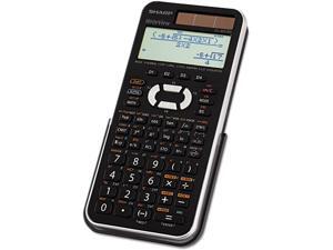 Sharp ELW516X Scientific Calculator
556 Functions - 4 Line(s) - 12 Character(s) - LCD - Solar, Battery Powered - 1.1" x 5.8" - Black, Silver Sharp ELW516X Scientific Calculator
556 Functions - 4 Line(s) - 12 Character(s) - LCD - Solar, Battery Powered - 1.1" x 5.8" - Black, Silver