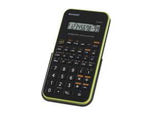 Sharp EL501X Scientific Calculator
131 Functions - 1 Line(s) - 10 Character(s) - LCD - Battery Powered - 3.3" x 6" x 0.5" - Black, Green Sharp EL501X Scientific Calculator
131 Functions - 1 Line(s) - 10 Character(s) - LCD - Battery Powered - 3.3" x 6" x 0.5" - Black, Green