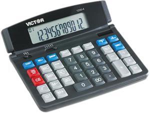 Victor 1200-4 1200-4 Business Desktop Calculator, 12-Digit LCD Victor 1200-4 1200-4 Business Desktop Calculator, 12-Digit LCD