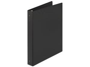Avery 03301 Economy Round Ring Reference Binder, 1" Capacity, Black Avery 03301 Economy Round Ring Reference Binder, 1" Capacity, Black