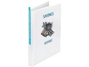 Avery 05234 Nonstick Heavy-Duty Round Ring View Binder, 1/2" Capacity, White Avery 05234 Nonstick Heavy-Duty Round Ring View Binder, 1/2" Capacity, White
