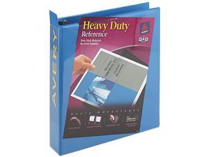 Avery 05401 Nonstick Heavy-Duty Round Ring View Binder, 1-1/2" Capacity, Light Blue Avery 05401 Nonstick Heavy-Duty Round Ring View Binder, 1-1/2" Capacity, Light Blue