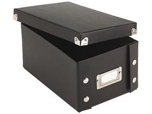 Snap-N-Store SNS01577 Snap ’N Store Collapsible Index Card File Box Holds 1,100 4 x 6 Cards, Black Snap-N-Store SNS01577 Snap ’N Store Collapsible Index Card File Box Holds 1,100 4 x 6 Cards, Black