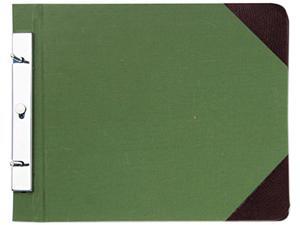 Wilson Jones 278-27 Canvas Sectional Post Binder, 11 x 8-1/2, 4-1/4 Center, Green Wilson Jones 278-27 Canvas Sectional Post Binder, 11 x 8-1/2, 4-1/4 Center, Green