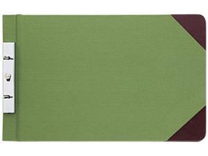 Wilson Jones 278-31 Canvas Sectional Post Binder, 8-1/2 x 14, 2-3/4 Center, Green Wilson Jones 278-31 Canvas Sectional Post Binder, 8-1/2 x 14, 2-3/4 Center, Green