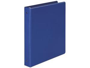 Wilson Jones 368-14NBL Basic Vinyl Round Ring Binder, 1" Capacity, Dark Blue Wilson Jones 368-14NBL Basic Vinyl Round Ring Binder, 1" Capacity, Dark Blue