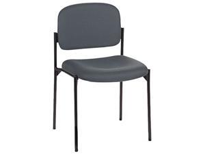 basyx VL606VA19 Armless Guest Chair, Charcoal Gray basyx VL606VA19 Armless Guest Chair, Charcoal Gray