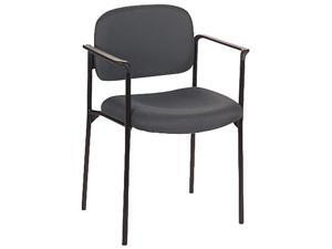 basyx VL616VA19 Guest Chair with Arms, Charcoal Gray basyx VL616VA19 Guest Chair with Arms, Charcoal Gray