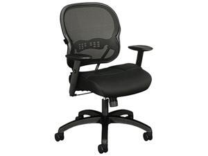 basyx VL712MM10 VL712 Mid-Back Swivel/Tilt Work Chair, Black Mesh basyx VL712MM10 VL712 Mid-Back Swivel/Tilt Work Chair, Black Mesh