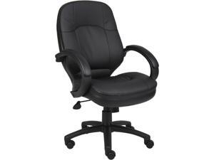 BOSS Office Products B726-BK Executive Seating BOSS Office Products B726-BK Executive Seating