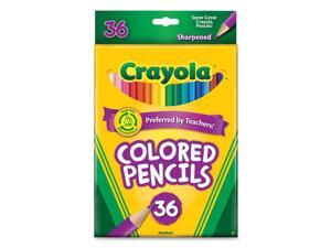 Crayola 68-4036 Long Barrel Colored Woodcase Pencils, 3.3 mm, 36 Assorted Colors/Set Crayola 68-4036 Long Barrel Colored Woodcase Pencils, 3.3 mm, 36 Assorted Colors/Set