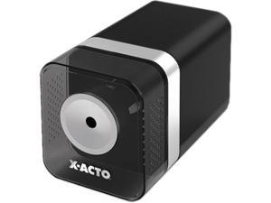 X-ACTO 1744 Heavy-Duty Desktop Electric Pencil Sharpener, Black X-ACTO 1744 Heavy-Duty Desktop Electric Pencil Sharpener, Black