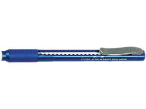 Pentel ZE22C Clic Eraser Pencil-Style Grip Eraser, Blue Pentel ZE22C Clic Eraser Pencil-Style Grip Eraser, Blue