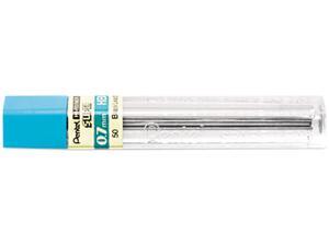 Pentel 50-HB Super Hi-Polymer Lead Refills, 0.7mm, HB, Black, 12 Leads/Pack Pentel 50-HB Super Hi-Polymer Lead Refills, 0.7mm, HB, Black, 12 Leads/Pack