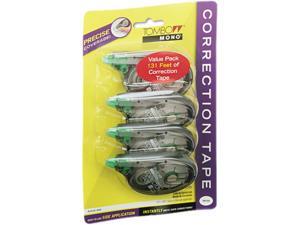 Tombow Mono 68626 MONO Correction Tape, Non-Refillable, 1/6" x 394", White Tape, 4/Pack Tombow Mono 68626 MONO Correction Tape, Non-Refillable, 1/6" x 394", White Tape, 4/Pack