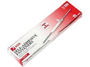 Acco 70020 Self-Adhesive Paper File Fasteners, Two Inch Capacity, 100/Box Acco 70020 Self-Adhesive Paper File Fasteners, Two Inch Capacity, 100/Box