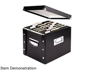 Snap-N-Store SNS01533 Snap N Store Storage Box, Letter, 13 3/8 x 9 3/4 x 10 3/4, Black Snap-N-Store SNS01533 Snap N Store Storage Box, Letter, 13 3/8 x 9 3/4 x 10 3/4, Black