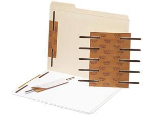 Smead 68215 Reinforced Adhesive Steel Paper Fasteners, Two Inch Capacity, Brown, 100/Box Smead 68215 Reinforced Adhesive Steel Paper Fasteners, Two Inch Capacity, Brown, 100/Box