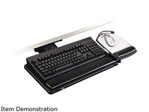 3M AKT80LE Knob Adjust Keyboard Tray, 19-1/2 x 10-1/2, Black 3M AKT80LE Knob Adjust Keyboard Tray, 19-1/2 x 10-1/2, Black