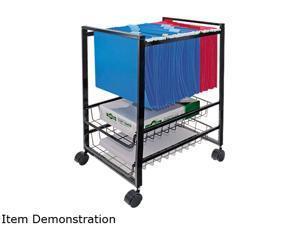 Advantus 34075 Mobile File Cart w/Sliding Baskets, 15w x 12-7/8d x 20-7/8h, Black Advantus 34075 Mobile File Cart w/Sliding Baskets, 15w x 12-7/8d x 20-7/8h, Black