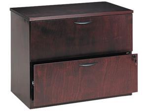 Basyx BW2170NN BW Veneer Series 2-Drawer Lateral File, 36 x 24 1/8 x 29, Mahogany Basyx BW2170NN BW Veneer Series 2-Drawer Lateral File, 36 x 24 1/8 x 29, Mahogany