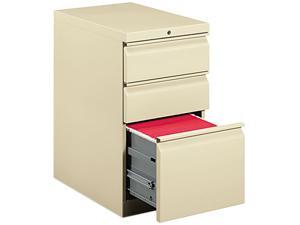HON 33723RL Efficiencies Mobile Pedestal File with One File/Two Box Drawers, 22-7/8d, Putty HON 33723RL Efficiencies Mobile Pedestal File with One File/Two Box Drawers, 22-7/8d, Putty