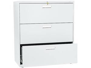 HON 683LQ 600 Series Three-Drawer Lateral File, 36w x19-1/4d, Light Gray HON 683LQ 600 Series Three-Drawer Lateral File, 36w x19-1/4d, Light Gray