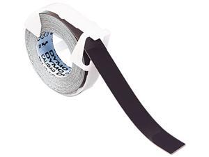 DYMO 5201-09 Self-Adhesive Glossy Labeling Tape for Embossers, 3/8in x 9-34ft Roll, Black DYMO 5201-09 Self-Adhesive Glossy Labeling Tape for Embossers, 3/8in x 9-34ft Roll, Black