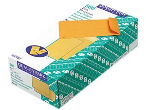 Quality Park 50762 Kraft Coin & Small Parts Envelope, Side Seam, #7, Light Brown, 500/Box Quality Park 50762 Kraft Coin & Small Parts Envelope, Side Seam, #7, Light Brown, 500/Box