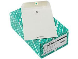 Quality Park 38563 Clasp Envelope, 6 1/2 x 9 1/2, 28lb, Executive Gray, 100/Box Quality Park 38563 Clasp Envelope, 6 1/2 x 9 1/2, 28lb, Executive Gray, 100/Box