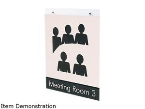 deflect-o 68201 Classic Image Single-Sided Wall Sign Holder, Plastic, 8-1/2 x 11, Clear deflect-o 68201 Classic Image Single-Sided Wall Sign Holder, Plastic, 8-1/2 x 11, Clear
