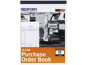 Rediform Purchase Order Book, Bottom Punch, Letter, Two-Part Carbonless, 50 Sets/Book Rediform Purchase Order Book, Bottom Punch, Letter, Two-Part Carbonless, 50 Sets/Book