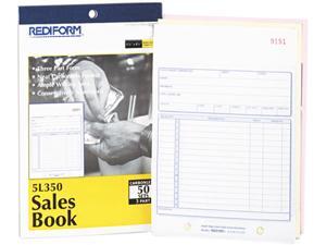 Rediform 5L350 Sales Book, 5-1/2 x 7-7/8, Three-Part Carbonless, 50 Sets/Book Rediform 5L350 Sales Book, 5-1/2 x 7-7/8, Three-Part Carbonless, 50 Sets/Book