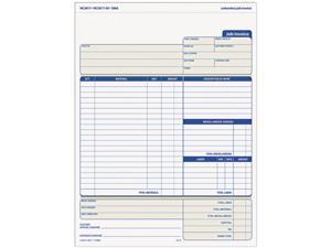 Tops 3866 Snap-Off Job Invoice Form, 8-1/2 x 11, Three-Part Carbonless, 50 Forms Tops 3866 Snap-Off Job Invoice Form, 8-1/2 x 11, Three-Part Carbonless, 50 Forms