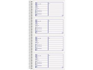 Tops 4109 Petty Cash Receipt Book, 5-1/2 x 11, Two-Part Carbonless, 200 Sets/Book Tops 4109 Petty Cash Receipt Book, 5-1/2 x 11, Two-Part Carbonless, 200 Sets/Book