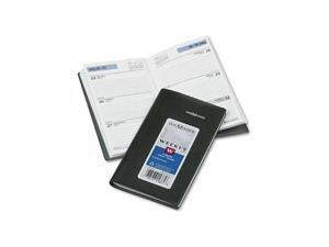 DayMinder Premiere SK48-00 Recycled Weekly Planner, Black, 3 1/2" x 6 3/16" DayMinder Premiere SK48-00 Recycled Weekly Planner, Black, 3 1/2" x 6 3/16"